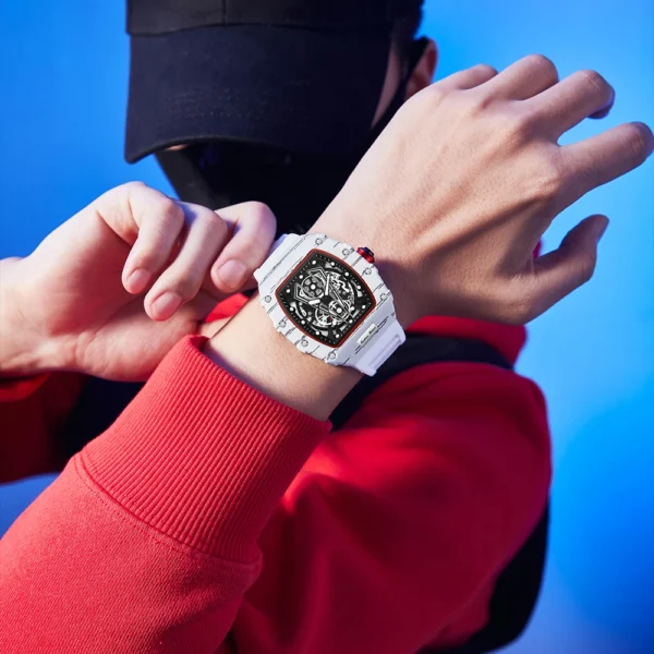 Luxury Men's Skeleton Watch - Image 2