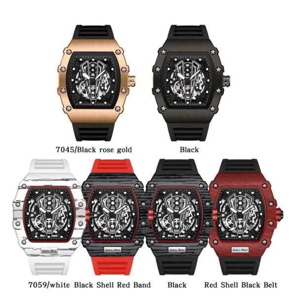 Luxury Men's Skeleton Watch - Image 6