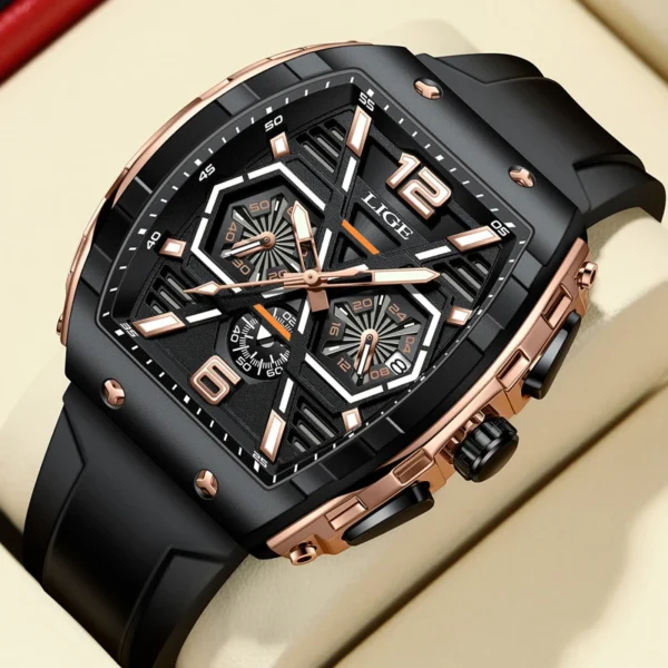 LIGE Men's Quartz Watch
