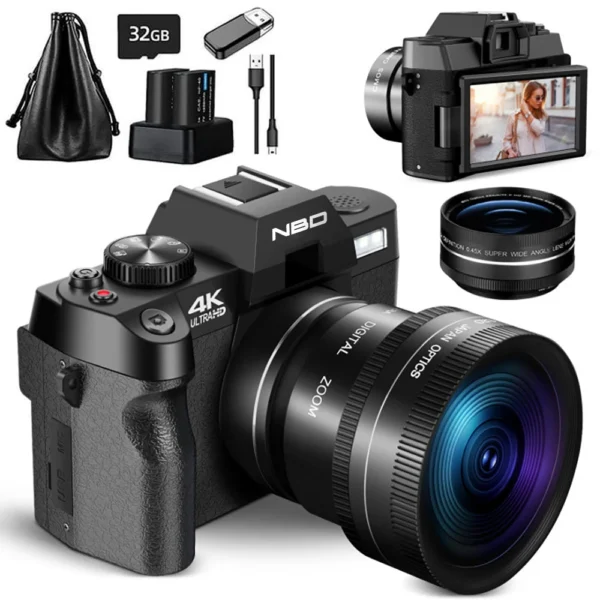 4K 48MP Compact Camera | Vlog Camera