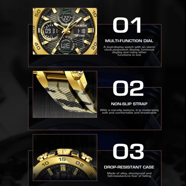 FOXBOX Men's Digital Watch - Image 6
