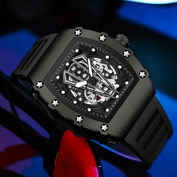 Luxury Men's Skeleton Watch - Image 4