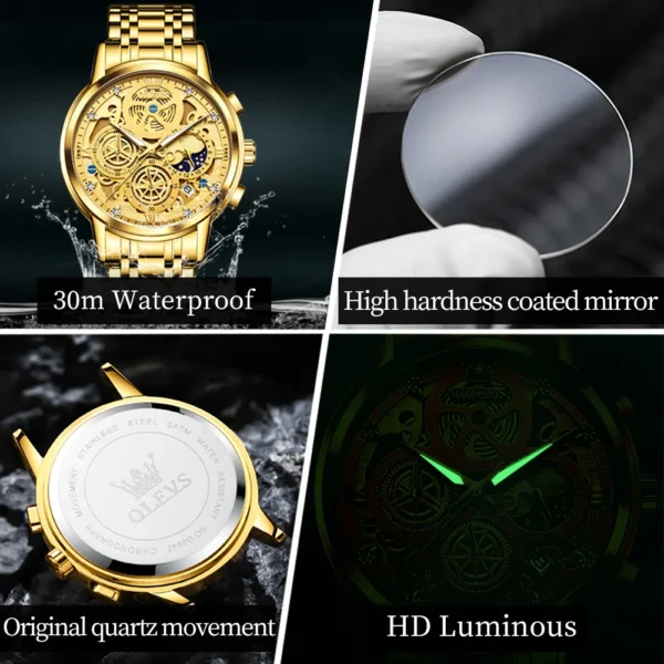 OLEVS Men's Quartz Watch - Image 5