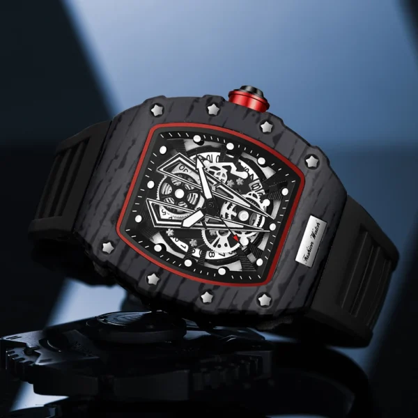 Luxury Men's Skeleton Watch - Image 3