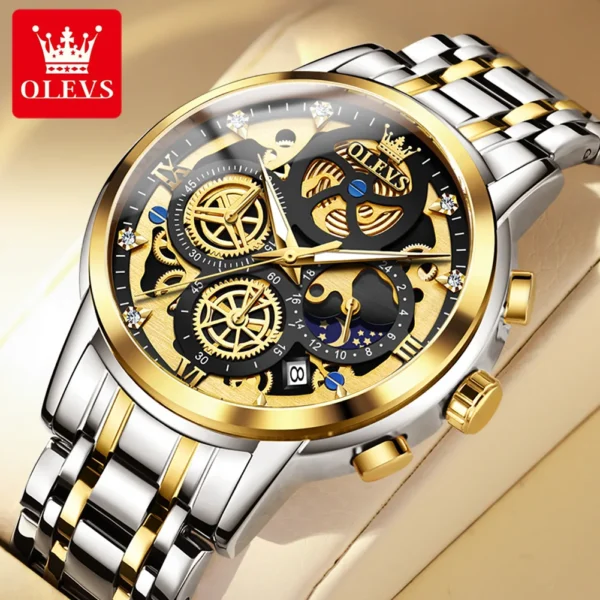 OLEVS Men's Quartz Watch - Image 3