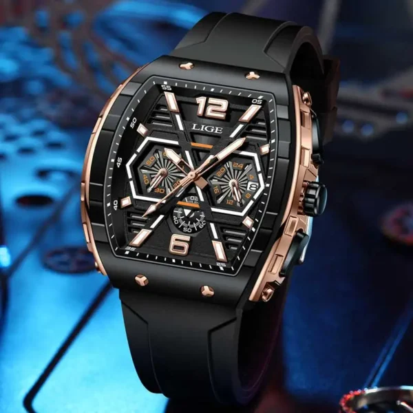 LIGE Men's Quartz Watch - Image 2