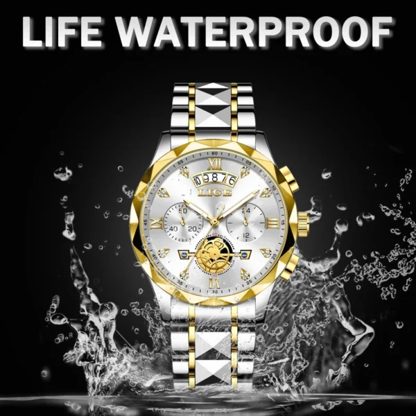 LIGE Men's Luxury Watch - Image 3