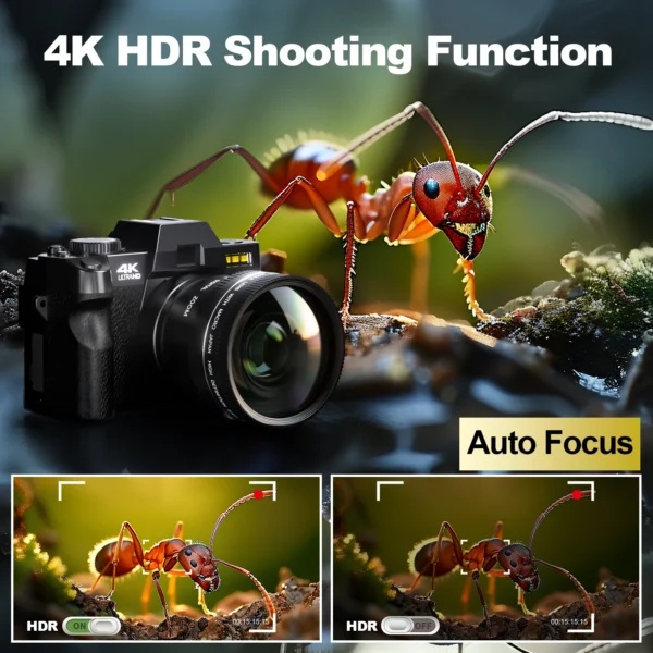4K 48MP Compact Camera | Vlog Camera - Image 3