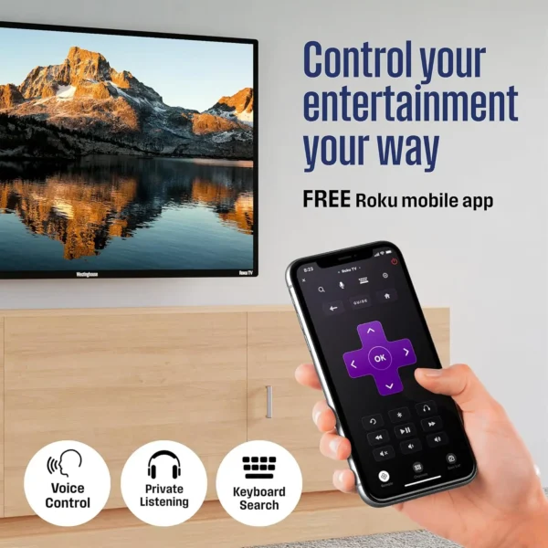 42" Roku Smart LED TV - Image 4