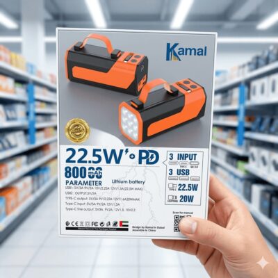 22 Kamal 22.5W PD 3.0 Power Bank 80000 mah