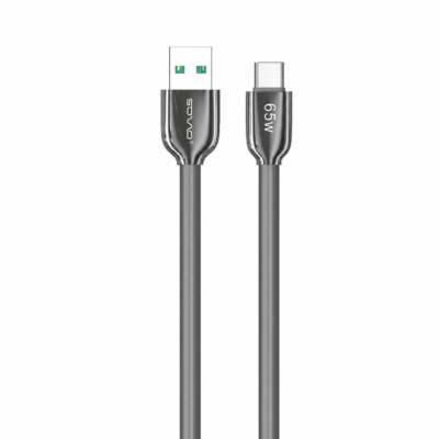 ATOMiC Metal Cable – 65W Fast Charge with Type-C & 2.4A Fast Charging