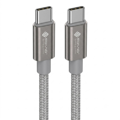 zk-15(1) SOVO NODE CTC Series SC-319 Type-C to Type-C Fast Charging Cable