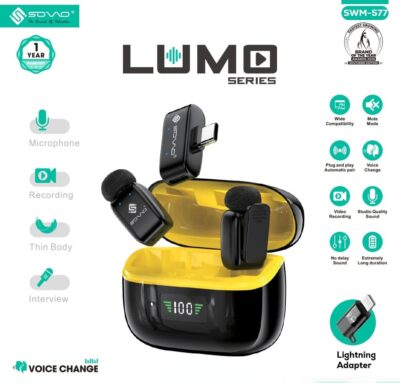 WhatsApp Image 2026-08-09 at 8.35.57 AM SOVO SWM-577 LUMO Dual Wireless Microphone