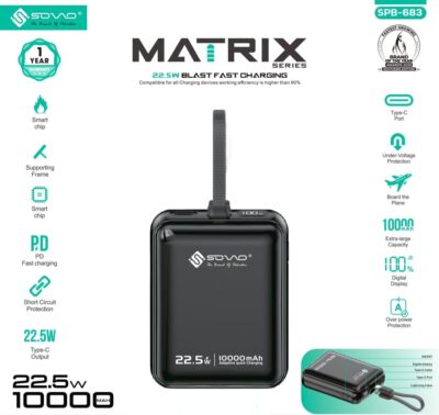 WhatsApp Image 2026-08-09 at 8.37.28 AM SOVO Matrix Series SPB-683 Power Bank